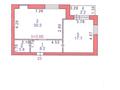 2-комнатная квартира, 62.1 м², 9/9 этаж, Курганская 2 за ~ 24.2 млн 〒 в Костанае — фото 12