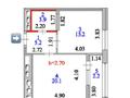 2-комнатная квартира · 46.6 м² · 15/21 этаж, Туркестан 4Б — Абу Даби Плаза, парк за 32 млн ₸ в Астане, Есильский р-н — фото 5