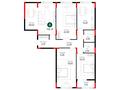 4-комнатная квартира · 128.18 м², ул. Е 908, 22 за ~ 60.8 млн ₸ в Астане, Нура р-н — фото 3