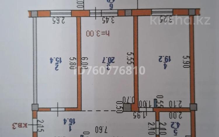2-комнатная квартира · 80 м² · 1/4 этаж, Дуйсена Баянова 172 — Рынок Атакент за 27 млн 〒 в Таразе — фото 2