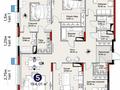 5-комнатная квартира · 200 м² · 4/14 этаж, E-899 5А — Туран - Мухамедханова за 180 млн ₸ в Астане, Нура р-н — фото 9