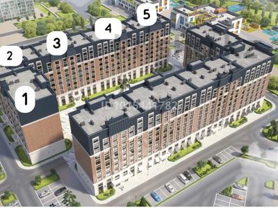 3-комнатная квартира · 96 м² · 5/9 этаж, Микрорайон Береке 51 за 40 млн ₸ в Костанае