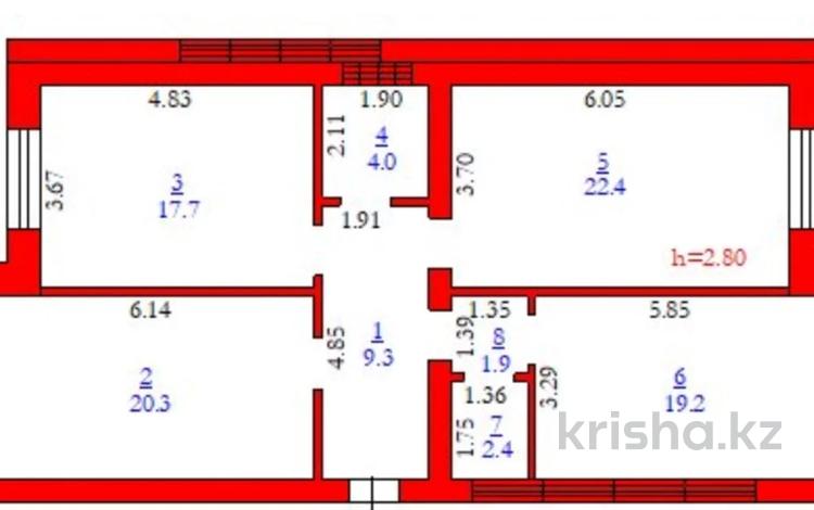 3-комнатная квартира · 97.2 м² · 3/6 этаж, мкр. Алтын орда, Молдагулова 74 за 32 млн ₸ в Актобе — фото 7