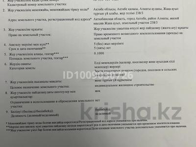 Участок · 10 соток, Беккул баба за 1 млн 〒