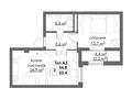 2-комнатная квартира, 54.8 м², Букетова 3 за ~ 14.2 млн 〒 в Караганде — фото 2