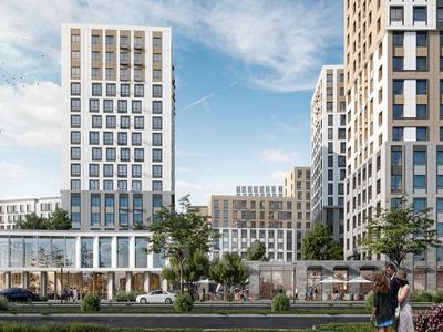 1-бөлмелі пәтер · 40 м² · 3/9 қабат, Чингиз Айтматов 24/4 — Ұлы Дала, бағасы: 28.5 млн ₸ в Астане, Нура р-н