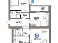 3-комнатная квартира · 98.16 м² · 12/12 этаж, Е-899 5/1 за 79.5 млн ₸ в Астане, Нура р-н — фото 2