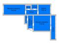 2-комнатная квартира, 61 м², 1/10 этаж, 8-й Микрорайон 11 за 21.5 млн 〒 в Костанае — фото 2