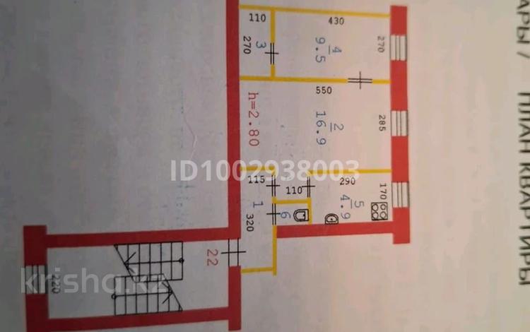 2-комнатная квартира · 40 м² · 2/2 этаж, Авиагородок 9 за 8 млн ₸ в Актобе, мкр Авиагородок — фото 2