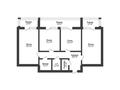 3-бөлмелі пәтер · 88.1 м² · 7/9 қабат, улица Бокенбай Батыра, бағасы: 30.5 млн ₸ в Актобе — фото 13