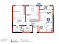 3-бөлмелі пәтер · 75 м² · 5/9 қабат, Тараз ш/а, Рыскулова 22А, бағасы: 73 млн ₸ в Шымкенте, Аль-Фарабийский р-н