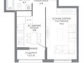1-комнатная квартира · 35.5 м² · 7/9 этаж, Ахмет Байтурсынулы 10/3 — Аллея Мынжылдык за ~ 19.1 млн ₸ в Астане, Сарайшык р-н — фото 2
