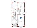 3-комнатная квартира · 105.73 м² · 2/9 этаж, Сагадат Нурмагамбетов 15, 16 за ~ 73.2 млн ₸ в Астане, Сарайшык р-н — фото 3