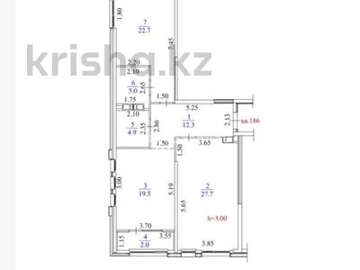 2-комнатная квартира · 94.1 м² · 5/9 этаж, Лебедева 1/1 за 90 млн ₸ в Алматы, Бостандыкский р-н