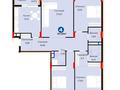 4-комнатная квартира · 135 м², ​Аль-Фараби 3/2 за ~ 97.5 млн ₸ в Астане, Есильский р-н