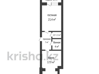 1-комнатная квартира, 56 м², 1/5 этаж, мкр. Алтын орда, Мангилик Ел 30Б за 16.5 млн 〒 в Актобе, мкр. Алтын орда