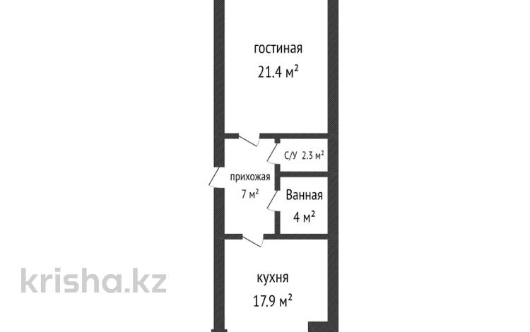 1-комнатная квартира, 56 м², 1/5 этаж, мкр. Алтын орда, Мангилик Ел 30Б за 16.5 млн 〒 в Актобе, мкр. Алтын орда — фото 2