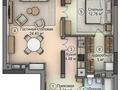 2-бөлмелі пәтер · 55 м² · 16/18 қабат, Достык 8/2, бағасы: 59 млн ₸ в Астане, Есильский р-н — фото 22