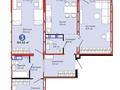 3-бөлмелі пәтер · 85 м² · 3/9 қабат, Е 103 5б — проспект Тұран, бағасы: 45 000 ₸ в Астане, Нура р-н — фото 29