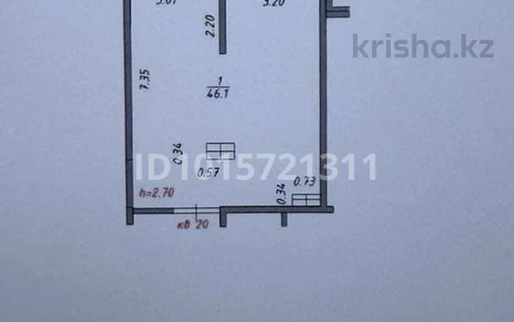 1-бөлмелі пәтер · 46.1 м² · 7/9 қабат, Бухтарминская 153/30 — Бухтарминская, бағасы: 28 млн ₸ в Алматы, Турксибский р-н — фото 2