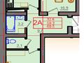 2-бөлмелі пәтер, 60.5 м², 2/12 қабат, Айтматова — Е164, бағасы: ~ 14.5 млн 〒 в Астане, Нура р-н