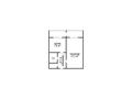 1-бөлмелі пәтер · 35 м² · 1/5 қабат, 9 микрорайон 11, бағасы: 16.5 млн ₸ в Костанае — фото 5