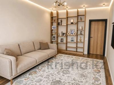 3-комнатная квартира · 100 м² · 13/16 этаж, Каныша Сатпаева за 93.9 млн ₸ в Алматы, Бостандыкский р-н