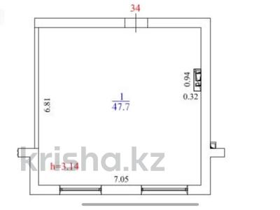 1-комнатная квартира · 47.7 м² · 3/5 этаж, 35-мкр, 35 мкр 37 за 12.5 млн ₸ в Актау