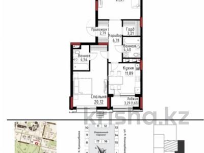 2-комнатная квартира · 76.9 м² · 4/8 этаж, пересечение пр. Мәңгілік Ел и ул. Хусейн бен Талал 9/3 80 — Хусейн бен Талал за 68 млн ₸ в Астане, Есильский р-н
