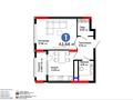2-комнатная квартира · 42 м² · 3/15 этаж, Бухар жырау 20 за 38.5 млн ₸ в Астане, Нура р-н — фото 8