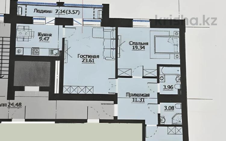 3-комнатная квартира, 88.82 м², 3/9 этаж, Ауэзова 189/16 за ~ 20.4 млн 〒 в Кокшетау — фото 2