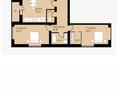 3-комнатная квартира, 99.52 м², 6/9 этаж, Туран 67 — 77 за ~ 42.8 млн 〒 в Астане, Нура р-н — фото 3