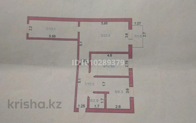 3-бөлмелі пәтер · 72.3 м² · 2/4 қабат, Спортивная, бағасы: 18 млн ₸ в Макинске — фото 2