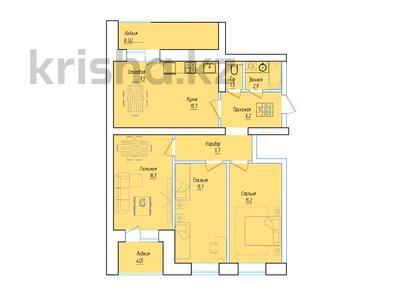 3-комнатная квартира, 91.9 м², 5/10 этаж, Ауельбекова 33 за ~ 25.7 млн 〒 в Кокшетау