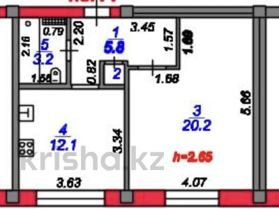 1-бөлмелі пәтер · 42 м² · 5/5 қабат, Розыбакиева 220, бағасы: 32 млн ₸ в Алматы, Бостандыкский р-н