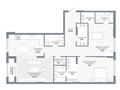 3-комнатная квартира · 135.96 м², ул. Е-810, 2/2113 за ~ 115.6 млн ₸ в Астане, Есильский р-н — фото 3
