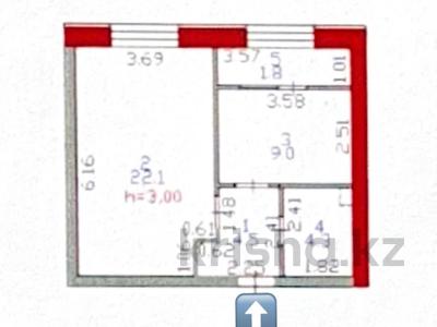 1-бөлмелі пәтер · 41.7 м² · 2/7 қабат, Улица Жошы хан 17, бағасы: 29.9 млн ₸ в Астане, Есильский р-н