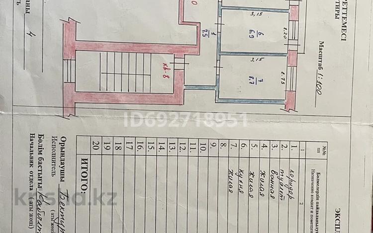 3-бөлмелі пәтер · 57.2 м² · 3/4 қабат, Койшыманова 6, бағасы: 25 млн ₸ в Конаеве — фото 2
