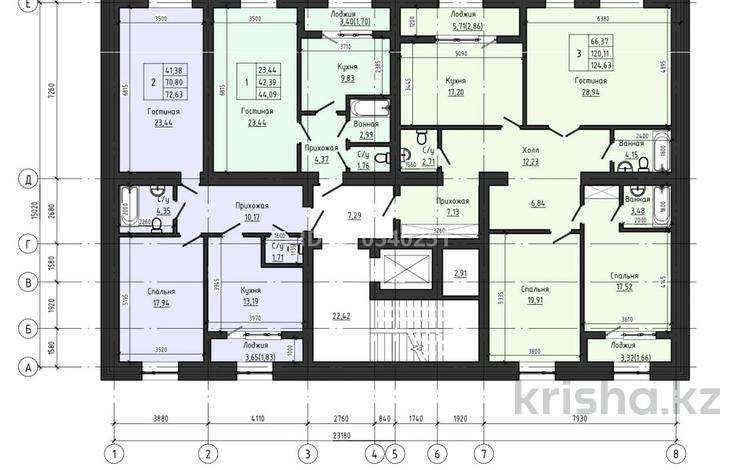 2-комнатная квартира · 73 м² · 4/7 этаж, мкр. Алтын орда 11А — Тауелсиздик за 25.5 млн ₸ в Актобе — фото 2