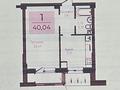 1-бөлмелі пәтер · 40.4 м² · 13/17 қабат, Чингиз Айтматов 63, бағасы: 18.2 млн ₸ в Астане, Нура р-н — фото 5