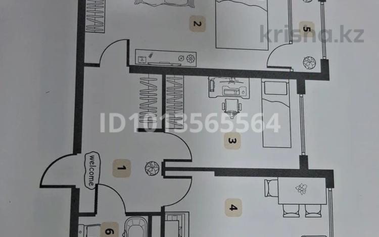 2-бөлмелі пәтер · 64.4 м² · 6/9 қабат, Шұғыла ш/а. 342/1, бағасы: 25.7 млн ₸ в Алматы, Наурызбайский р-н — фото 2