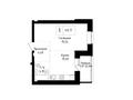1-бөлмелі пәтер · 40.11 м² · 6/9 қабат, А83 участок 11, бағасы: ~ 12.8 млн ₸ в Астане, Алматы р-н