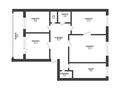 4-комнатная квартира · 80 м² · 2/5 этаж, Баймагамбетова за 41.5 млн ₸ в Костанае — фото 10