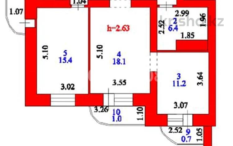 3-комнатная квартира · 94 м² · 7/12 этаж, М. Габдуллина 19/1 за 38.5 млн 〒 в Астане, р-н Байконур — фото 16