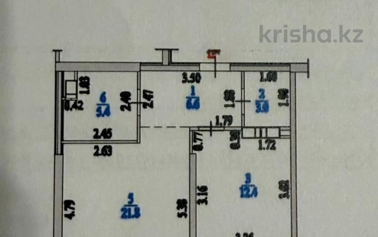 1-комнатная квартира · 51.6 м² · 7/9 этаж, Лебедева 1/1 за 60 млн 〒 в Алматы, Бостандыкский р-н — фото 2
