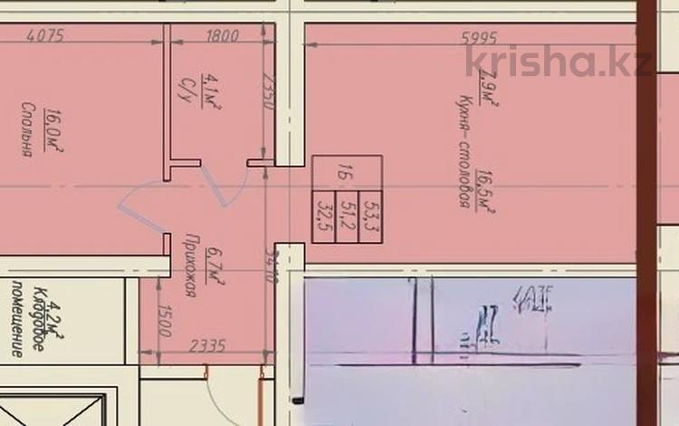 2-комнатная квартира · 53.3 м² · 1/10 этаж, Еркина Ауельбекова 120Б за ~ 20.3 млн 〒 в Кокшетау — фото 2
