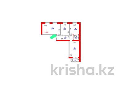 3-бөлмелі пәтер · 77.8 м² · 2/5 қабат, Акжан 12, бағасы: 31.5 млн ₸ в Астане, Есильский р-н