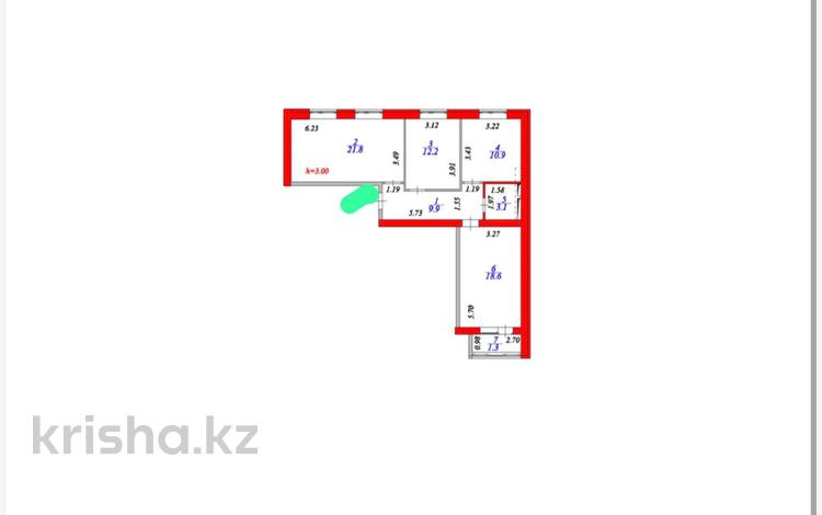 3-бөлмелі пәтер · 77.8 м² · 2/5 қабат, Акжан 12, бағасы: 31.5 млн ₸ в Астане, Есильский р-н — фото 2