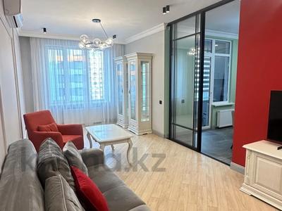 2-комнатная квартира · 79.7 м² · 11/16 этаж, Сатпаева 90/58 за 77.5 млн 〒 в Алматы, Бостандыкский р-н