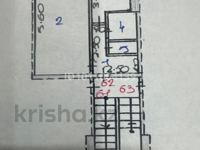 1-комнатная квартира · 30.1 м² · 1/5 этаж, мкр Юго-Восток, 30й микрорайон гапеева 13 — с зади супер маркета «Самади» за 12.5 млн 〒 в Караганде, Казыбек би р-н